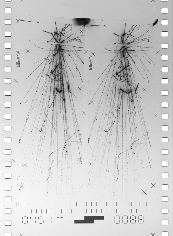 The energy released when matter annihilates with antimatter can produce hundreds of new particles.