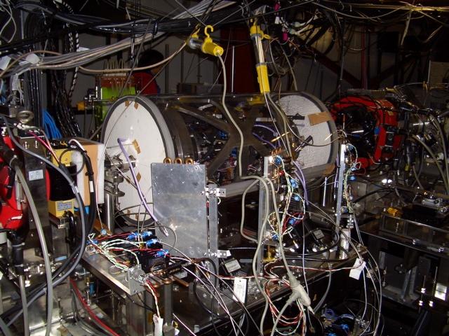 Cavity BPMs under test in the ATF beam line at KEK, Japan.