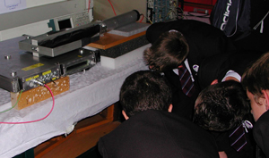 Our first prototype may have been small but it still made a big impact at Physics at Work, 2009.