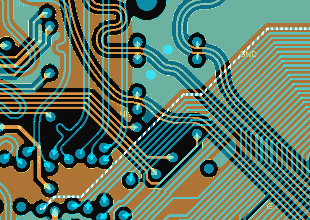 Signal layers for LHCb digital board modules in Cadence Allegro