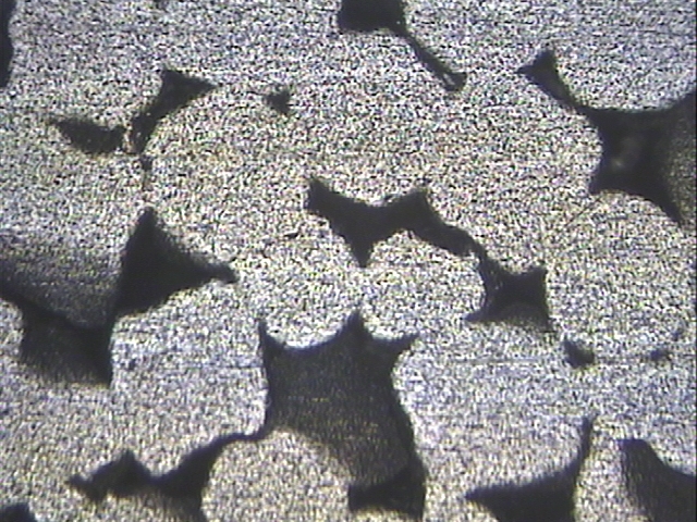 Right: magnified view of pad
surface