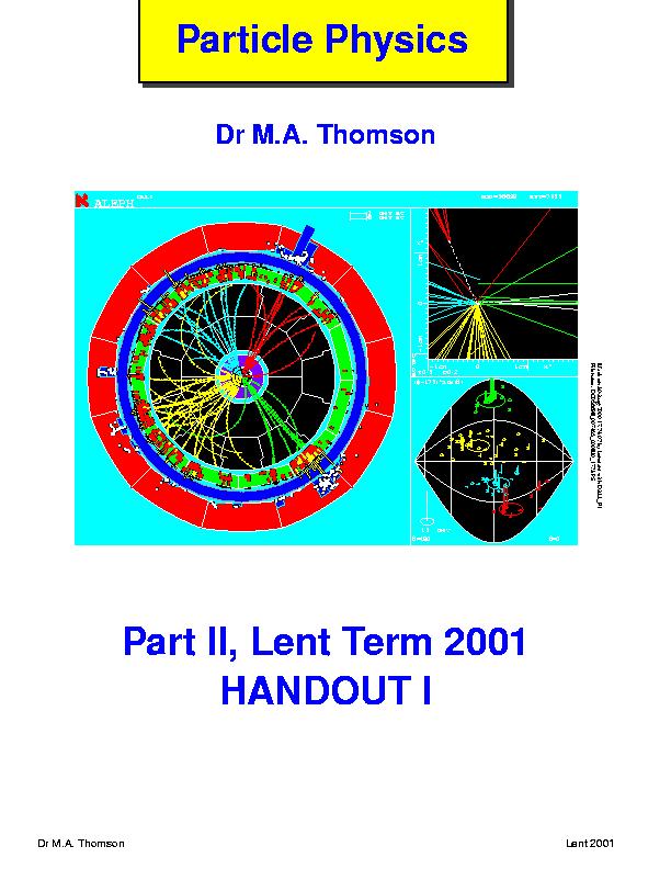 Handout I